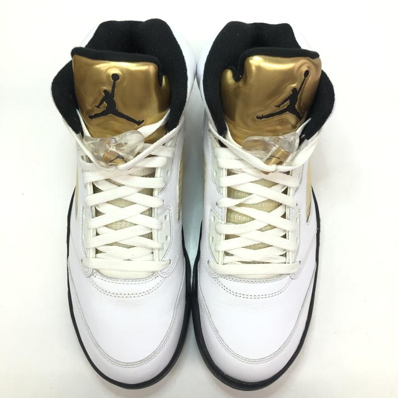 中古】NIKE AIR JORDAN 5 RETRO OLYMPIC 2016 28.5cm 136027-133