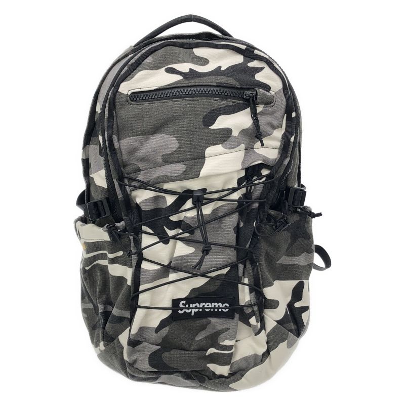 【中古】Supreme 25SS Backpack  Camo カモフラ バックパック グレー[66][240066169549] 中古】Supreme 25SS Backpack Snow Camo カモフラ バックパック グレー