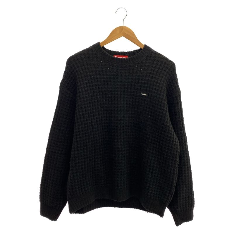 【中古】Supreme Small Box Waffle Sweater Black ニット L 黒[66][240066184703] 中古】Supreme Small Box Waffle Sweater Black ニット L 黒[66