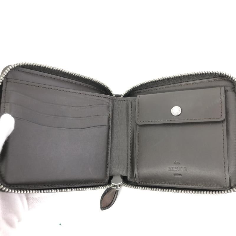 中古】BERLUTI ワパ スクリットレザー コインケース[66][240066185183