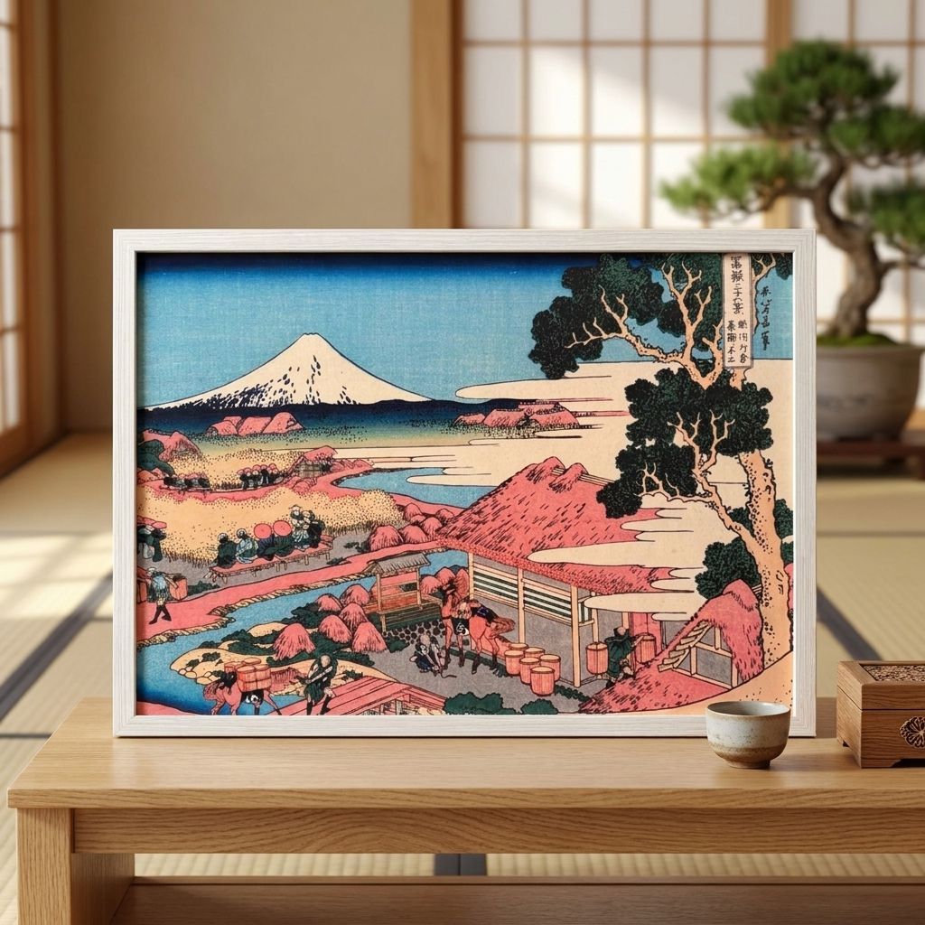浮世絵 木製フレーム 日本の風景 ブランド公式ECサイト