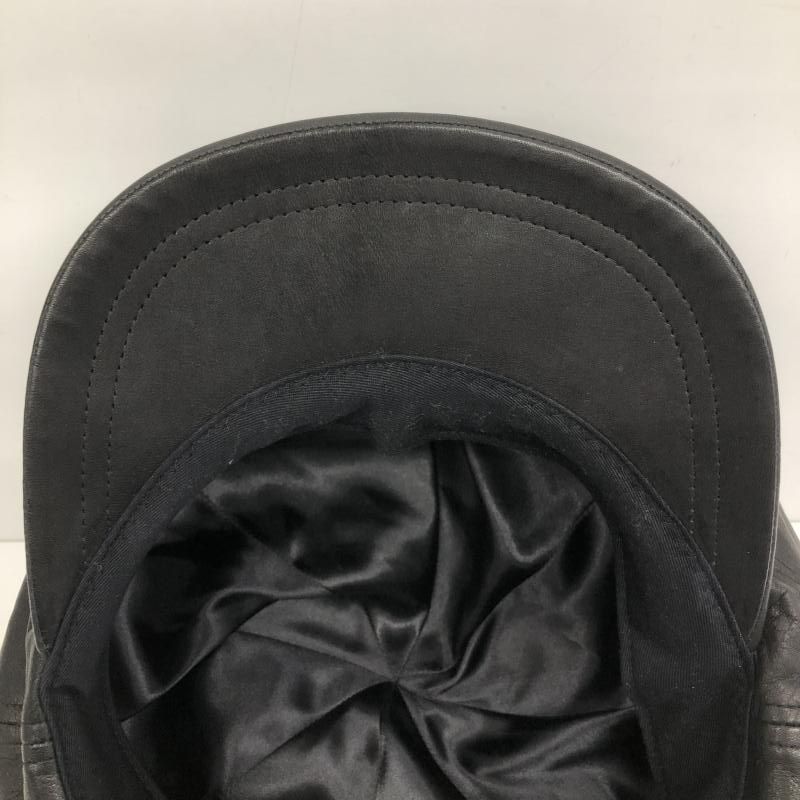 中古】ISAMU KATAYAMA BACKLASH レザーキャスケット 2 ブラック イサム