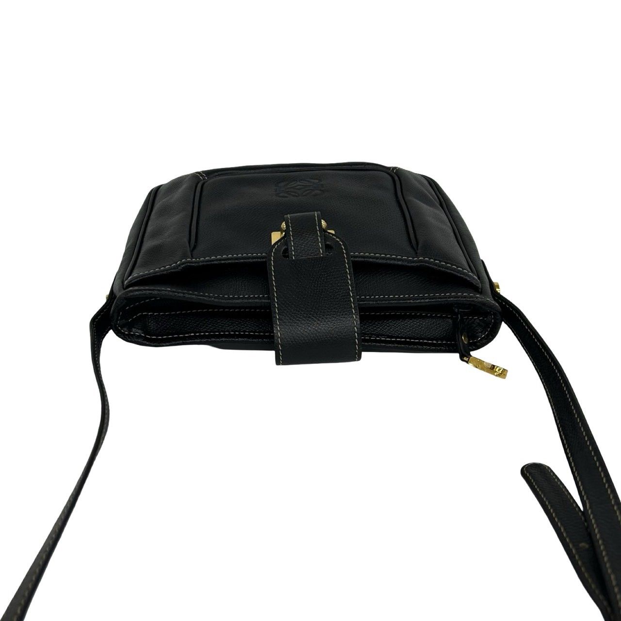 極 美品 希少品 LOEWE ロエベ ヴィンテージ アナグラム レザー 本革