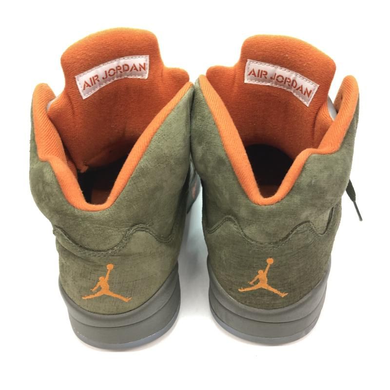 中古】NIKE AIR Jordan 5 Retro Olive DD0587-308 27.5cm ナイキ エア