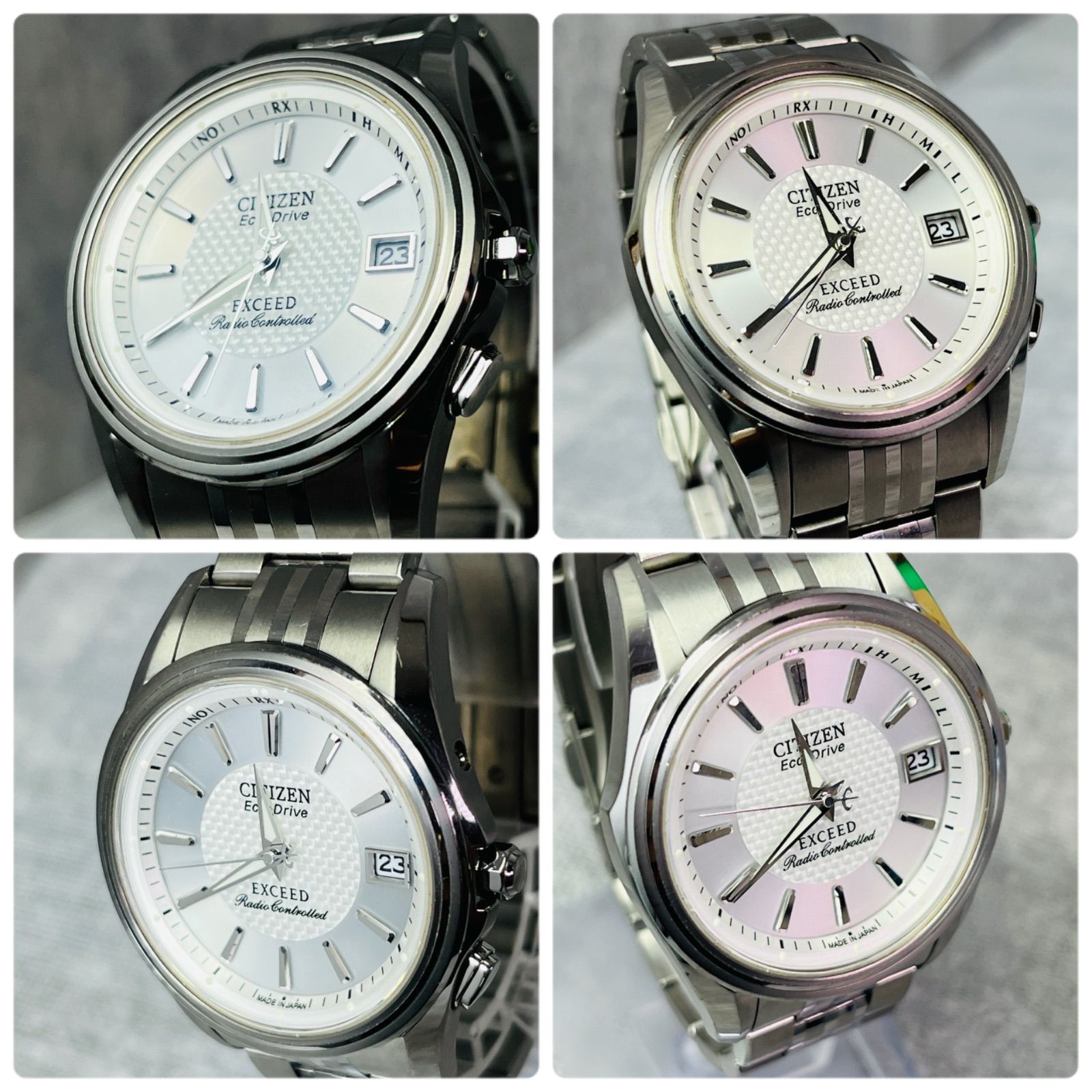 希少 CITIZEN シチズン EXCEED エクシード EBG74-2641 エコドライブ
