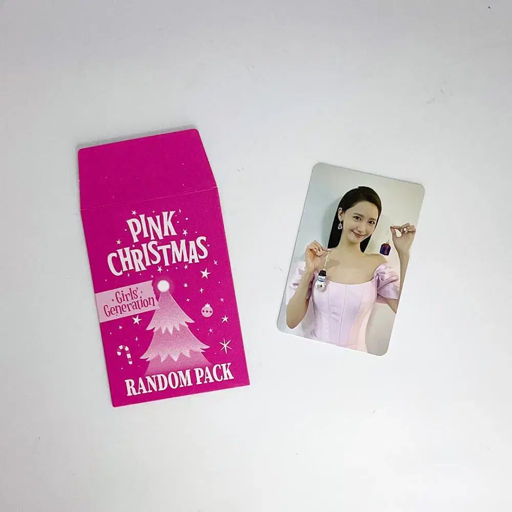 少女時代 ユナ 2023 ピンク クリスマス トレカ 1 Girls' Generation
