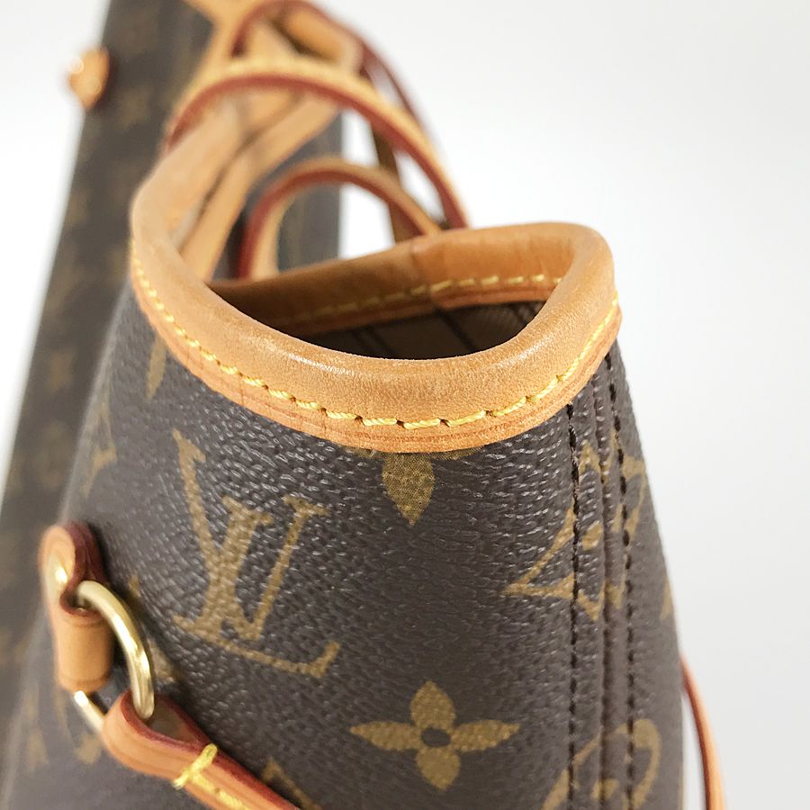LOUIS VUITTON◇2)ネヴァーフルMM_モノグラム・キャンバス_BRW_