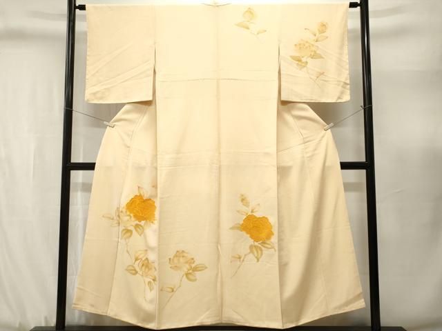 平和屋着物□訪問着 刺繍 枝花文 正絹 逸品 CABJ3092ev - メルカリ