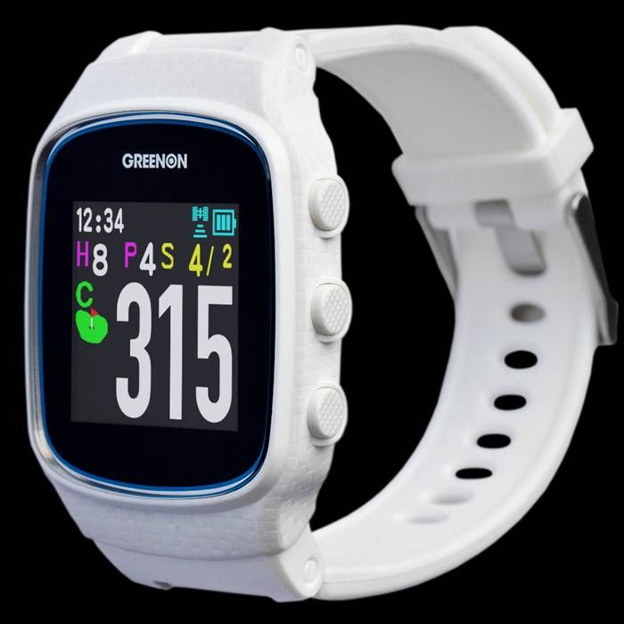 【未使用品】GREEN ON グリーンオン GPSゴルフナビ THE GOLF WATCH NORMⅡ ホワイト☆3564◎325◎