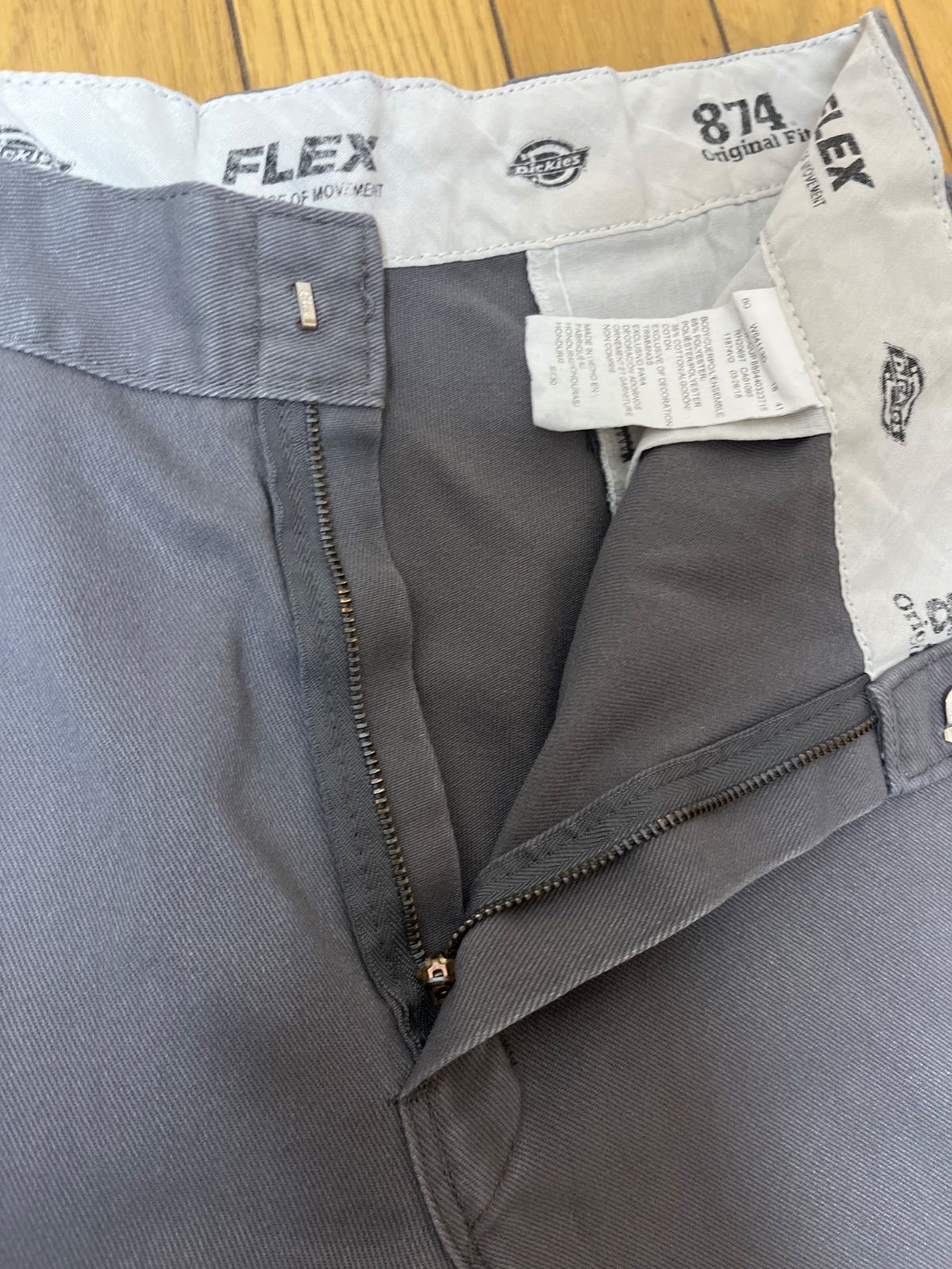 Dickies 874 FLEX ワークパンツ グレー W36×L30 ストレート - メルカリ