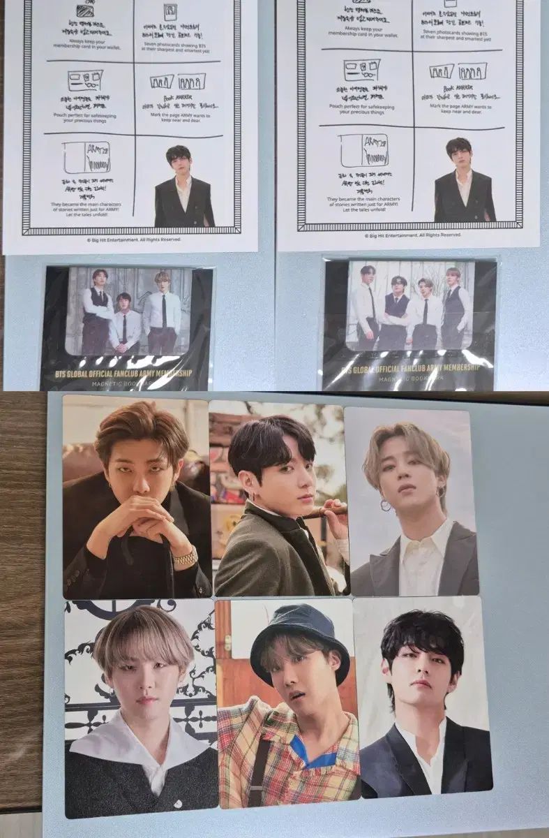 BTS メンバーシップキット トレカ+IDフォトセット ブックマーク+キット説明書 V+BTSトレカ アミメンバーシップキット bts