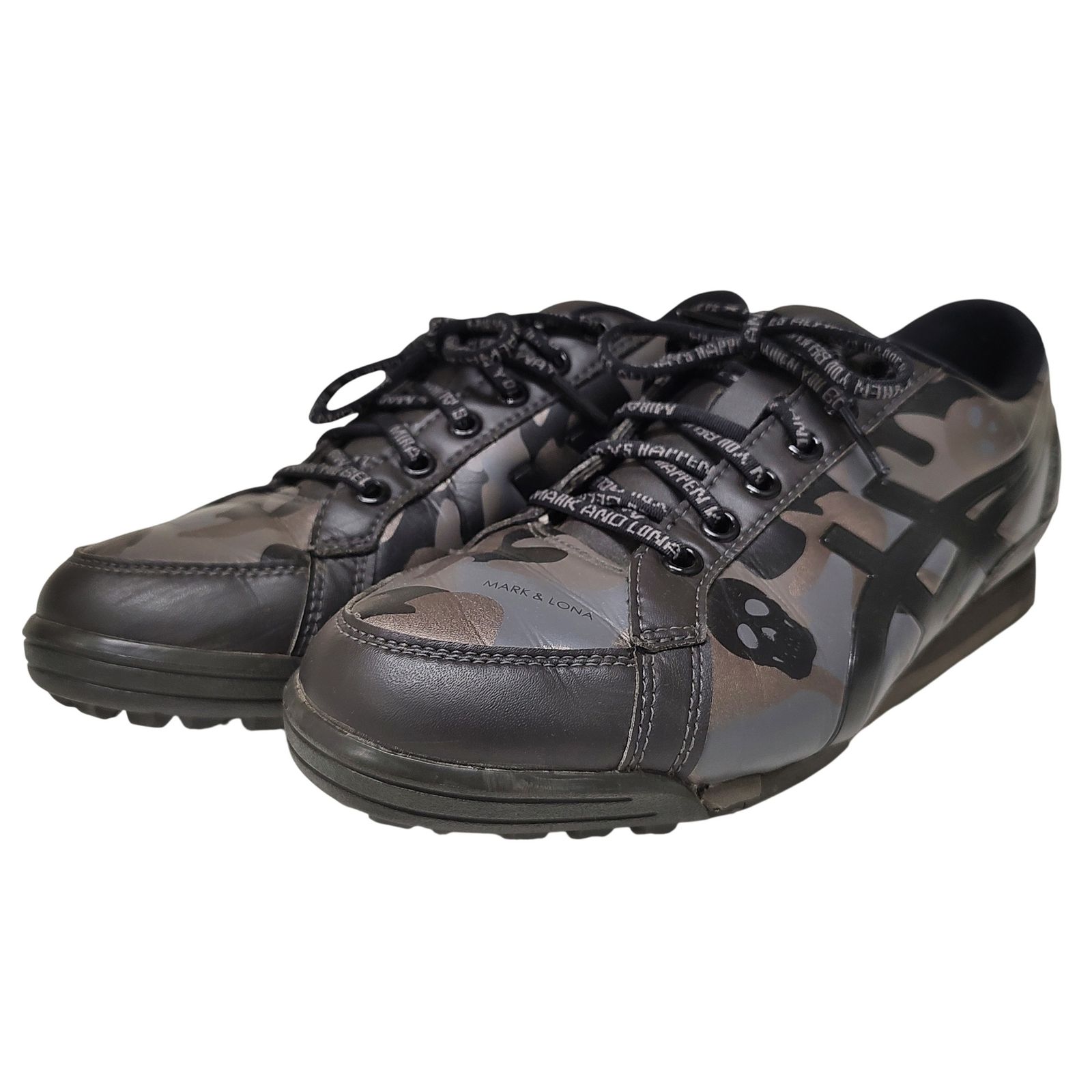 MARK&LONA マークアンドロナ ゴルフ x ASICS アシックス GEL-PHY ゲルファイ ゴルフシューズ スニーカー 1113A026 24.5cm ダークブラン/マルチ レディース 6,290円