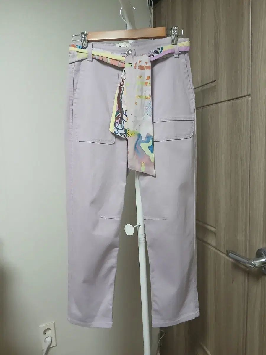 マイン ラベンダー COLOR ベルト SET パンツ 26