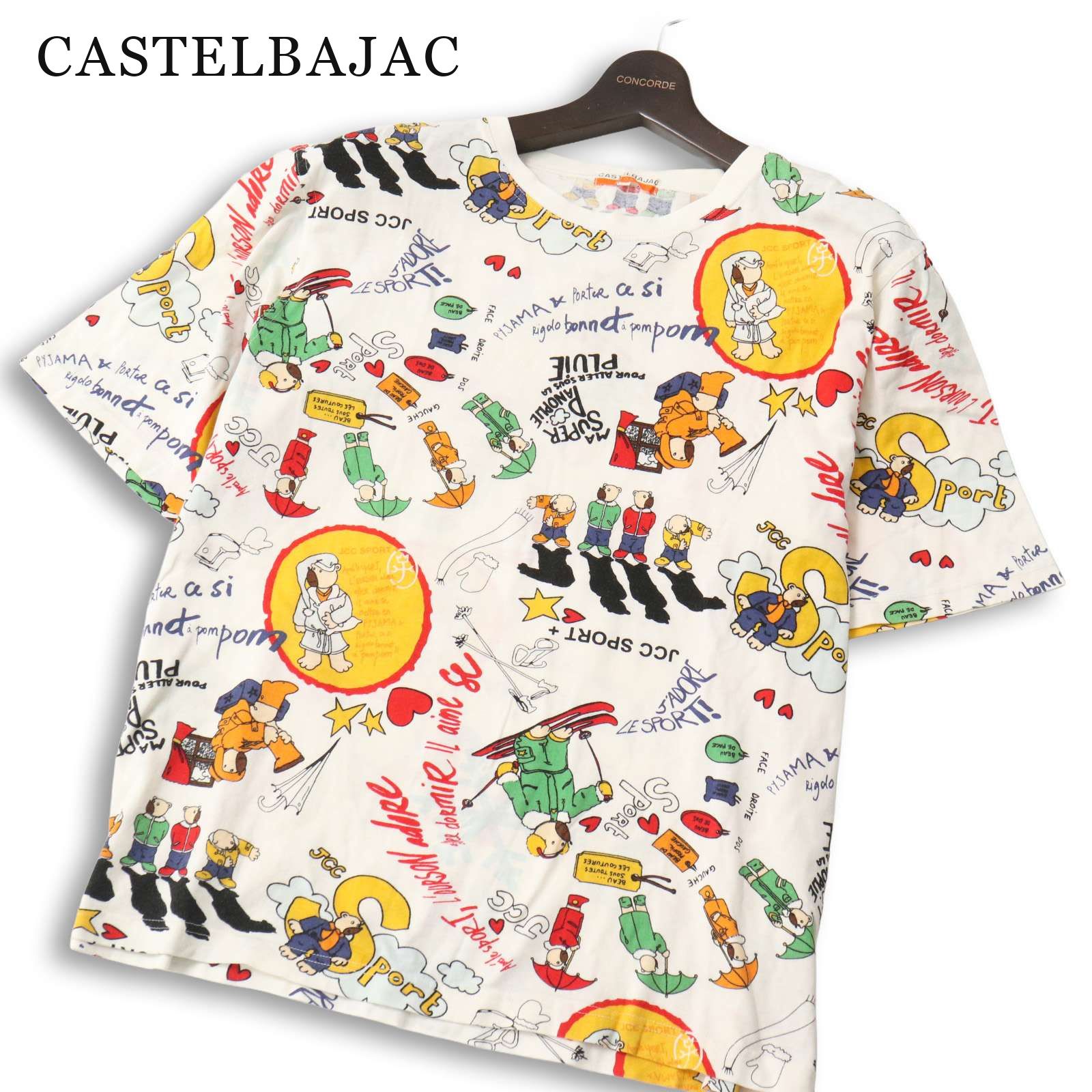 CASTELBAJAC カステルバジャック 春夏☆ 半袖 総柄 キャラクター
