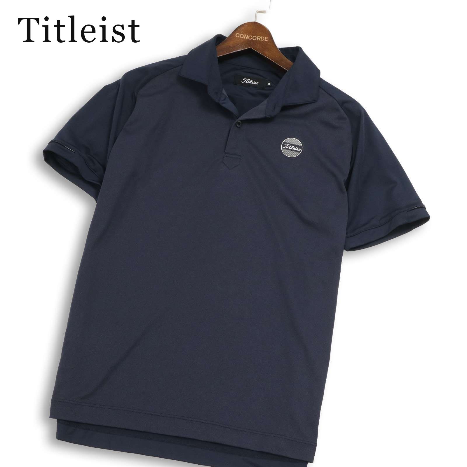 Titleist タイトリスト ゴルフ 春夏☆ 半袖 鹿の子 ストレッチ ロゴ