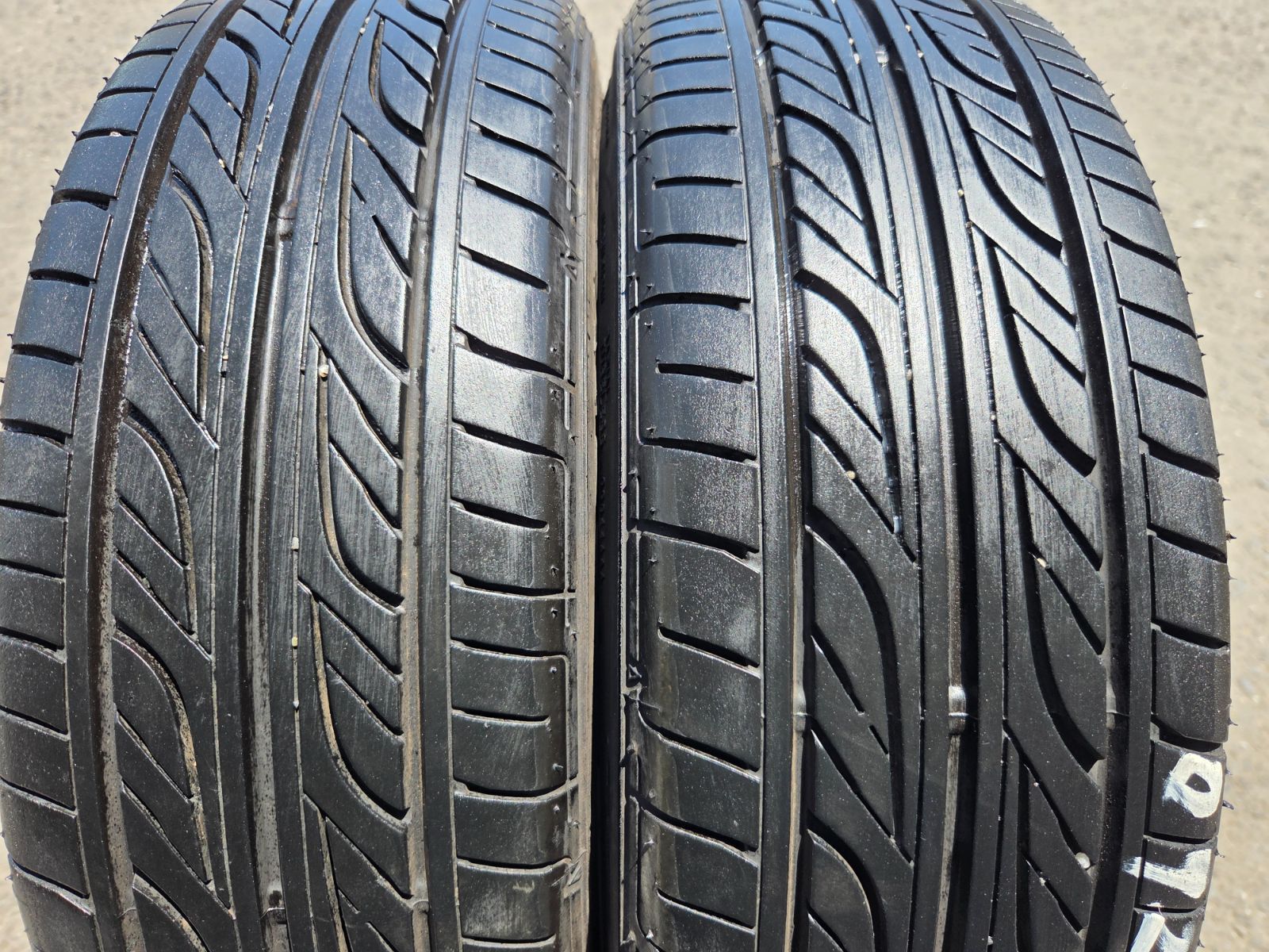 送料無料!! 165/50R15 2本 グッドイヤー 24年製 N-BOX N-WGN タント ムーブ スペーシア カスタム エブリィ ワゴンR　パンクチェック済み