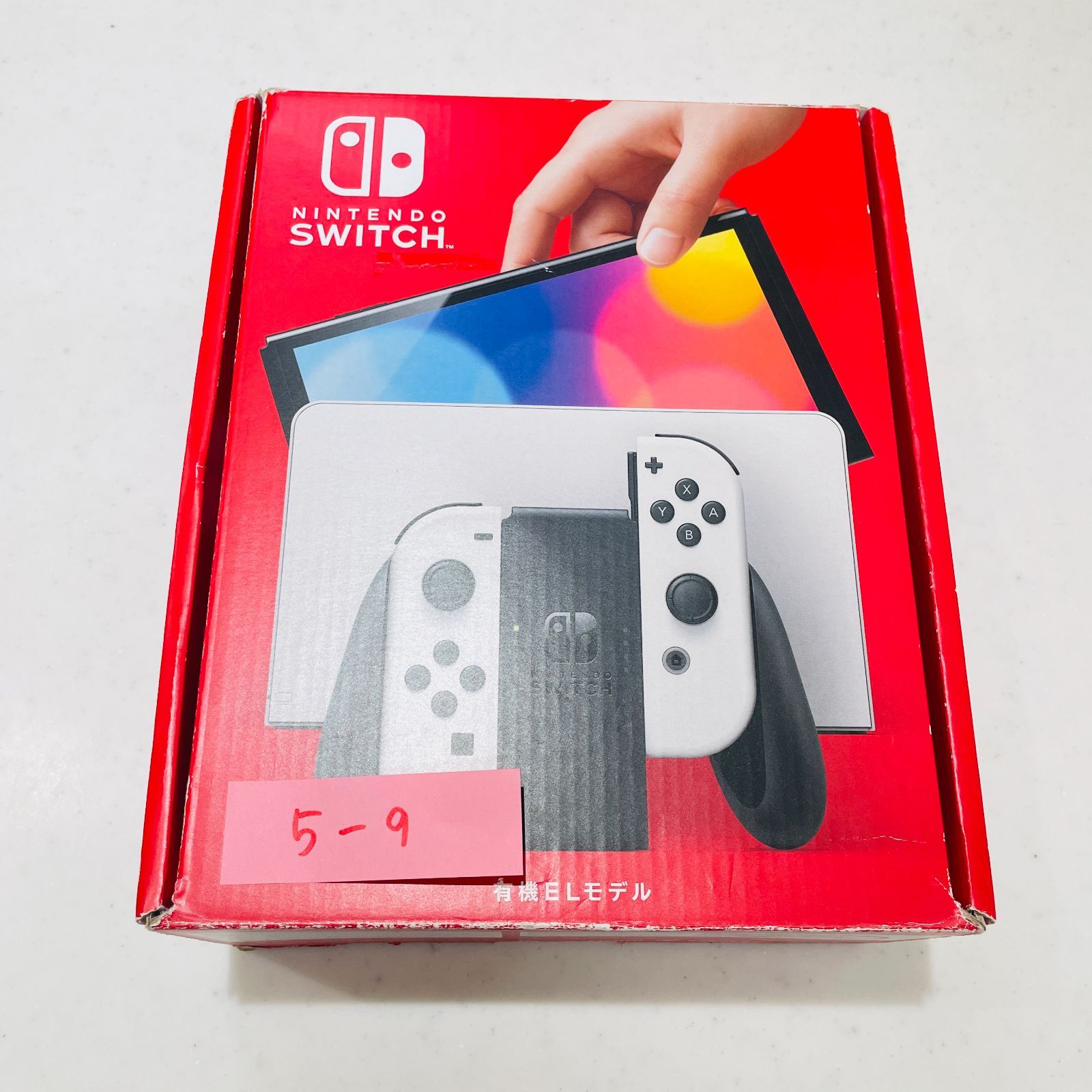 液晶ヤケなし 2022年製 Nintendo Switch 有機ELモデル ホワイト 外箱付