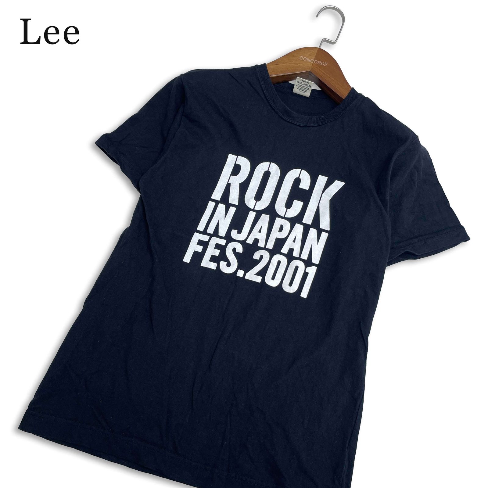 Lee リー ROCK IN JAPAN FES.2001☆ 半袖 ロゴプリント バックプリント