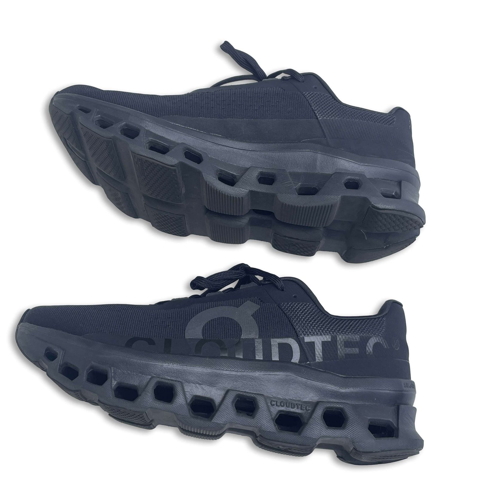 On オン 通年★ 【Cloudmonster】 厚底 メッシュ ローカット ランニング シューズ スニーカー Sz.27.5 メンズ 黒 On オン 通年☆ 【Cloudmonster】 厚底 メッシュ ローカット