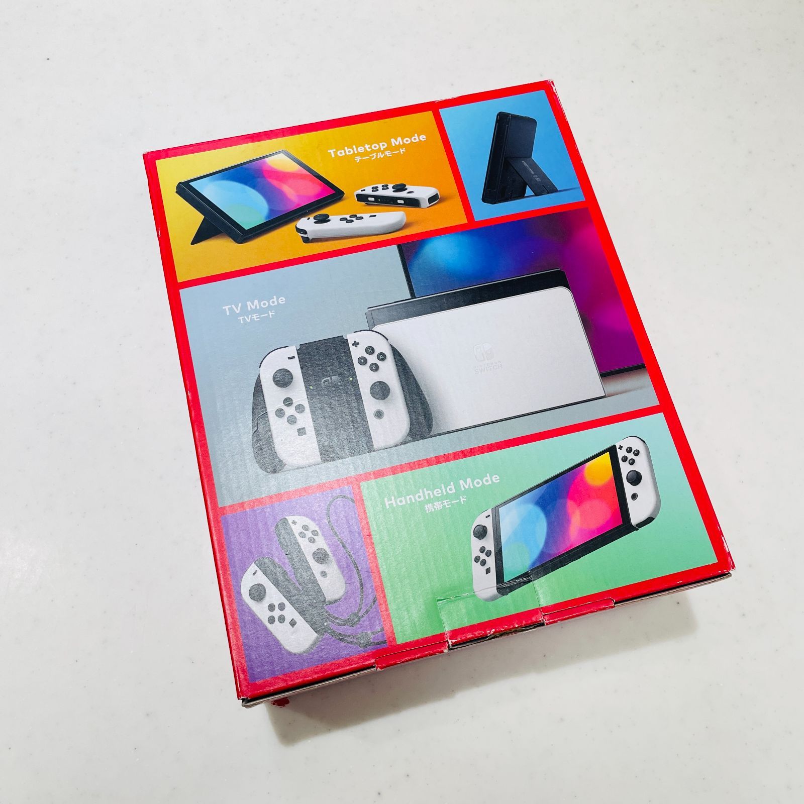 擦れ傷あり】液晶ヤケなし 2021年製 Nintendo Switch 有機ELモデル