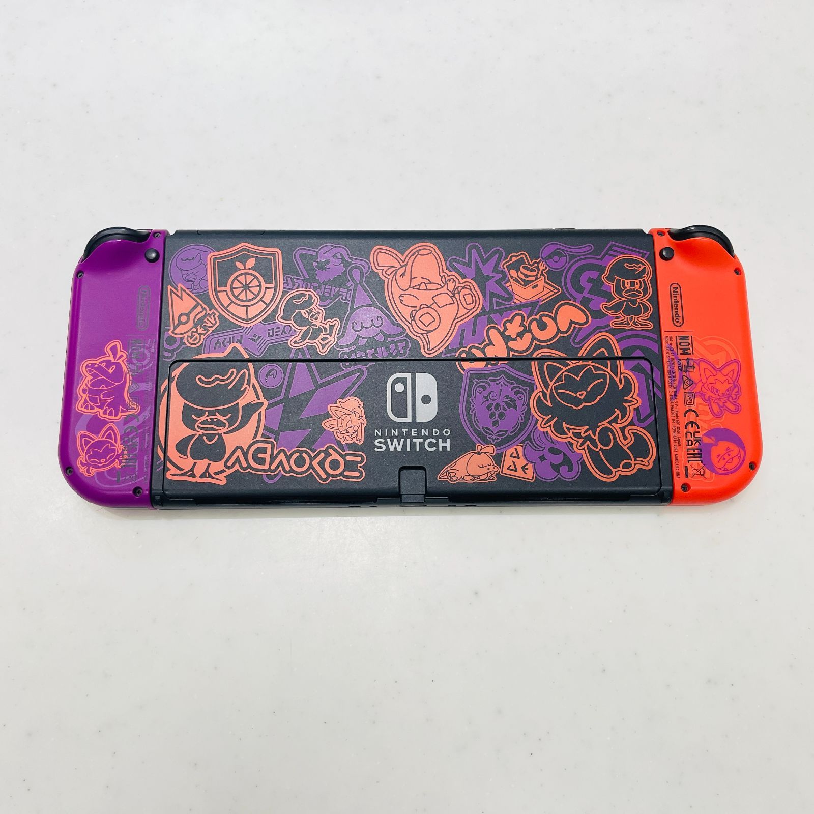 美品/液晶ヤケなし 2022年製 Switch 有機ELモデル スカーレット