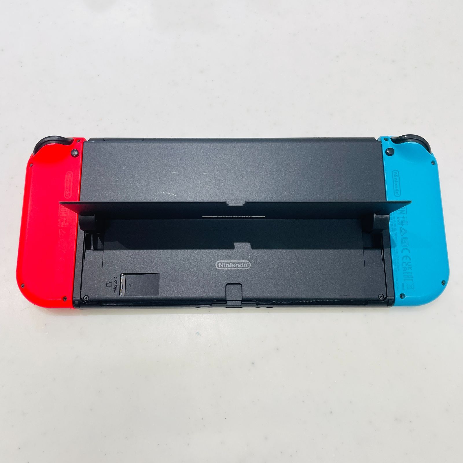 液晶ヤケなし 2022年製 Nintendo Switch 有機ELモデル ネオンブルー