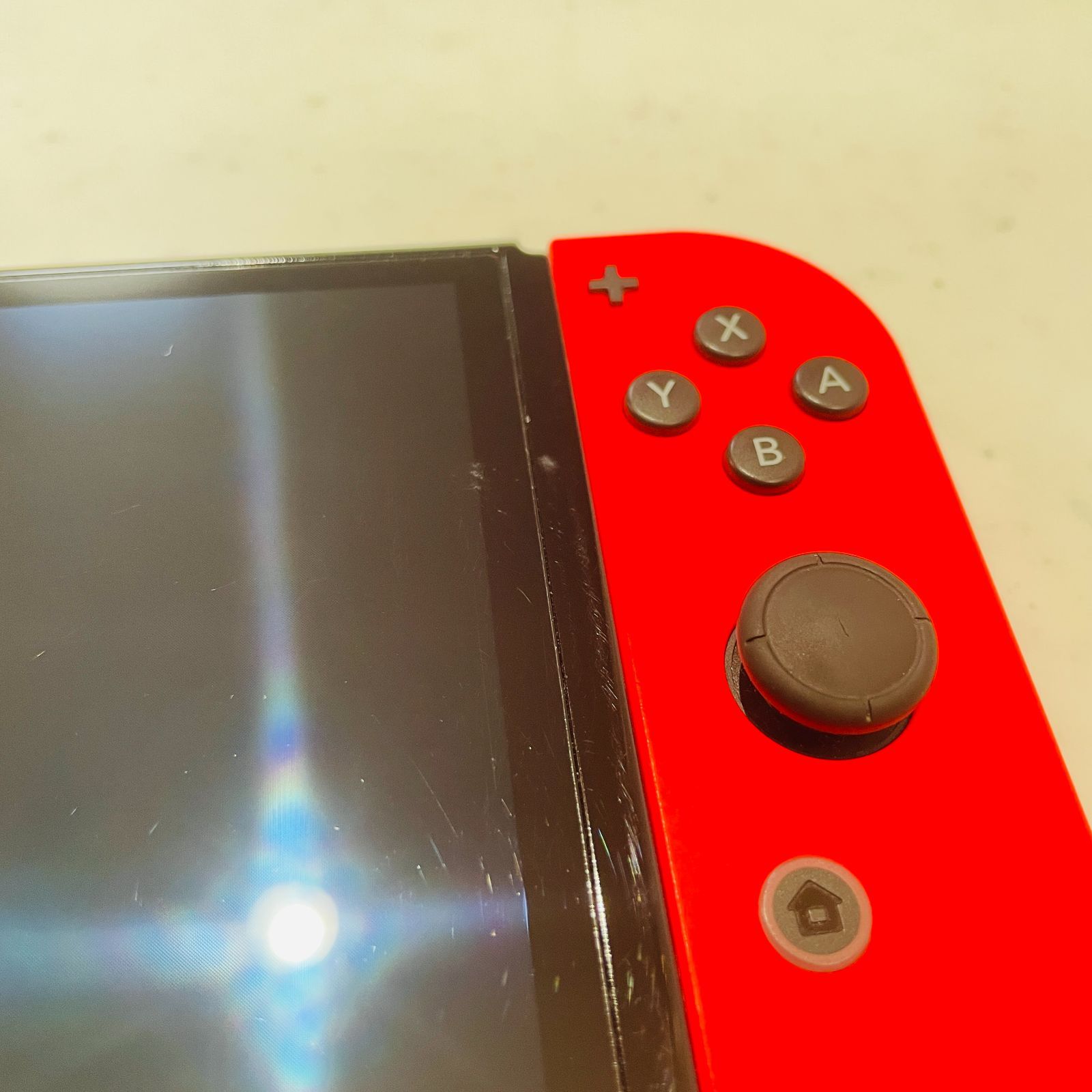 液晶ヤケなし 2023年製 Nintendo Switch 有機ELモデル ネオンブルー