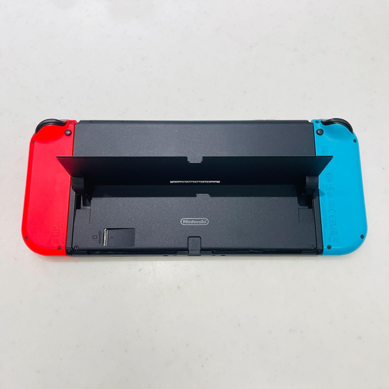 液晶ヤケなし 2023年製 Nintendo Switch 有機ELモデル ネオンブルー