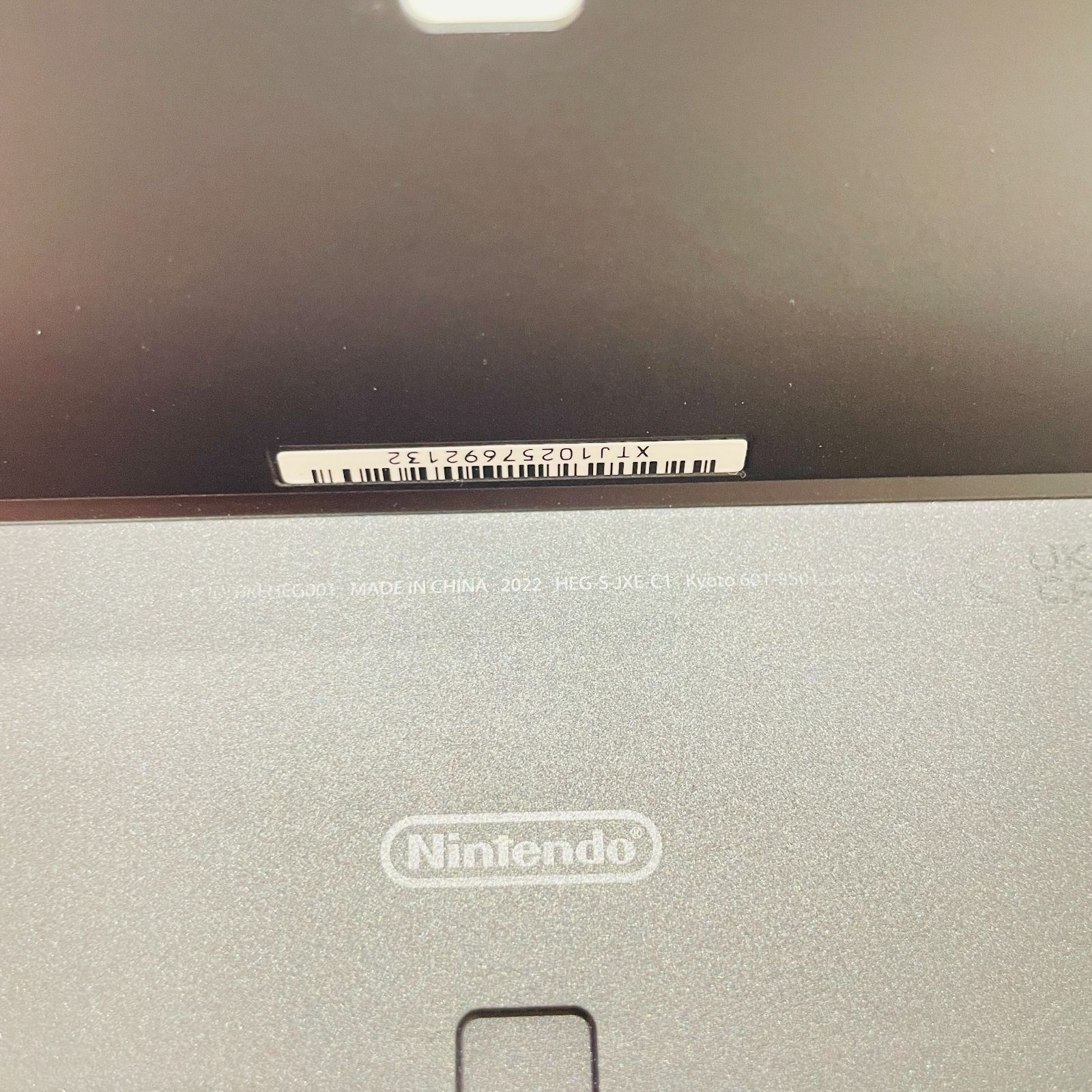 美品/液晶ヤケなし 2022年製 Nintendo Switch 有機ELモデル ネオン