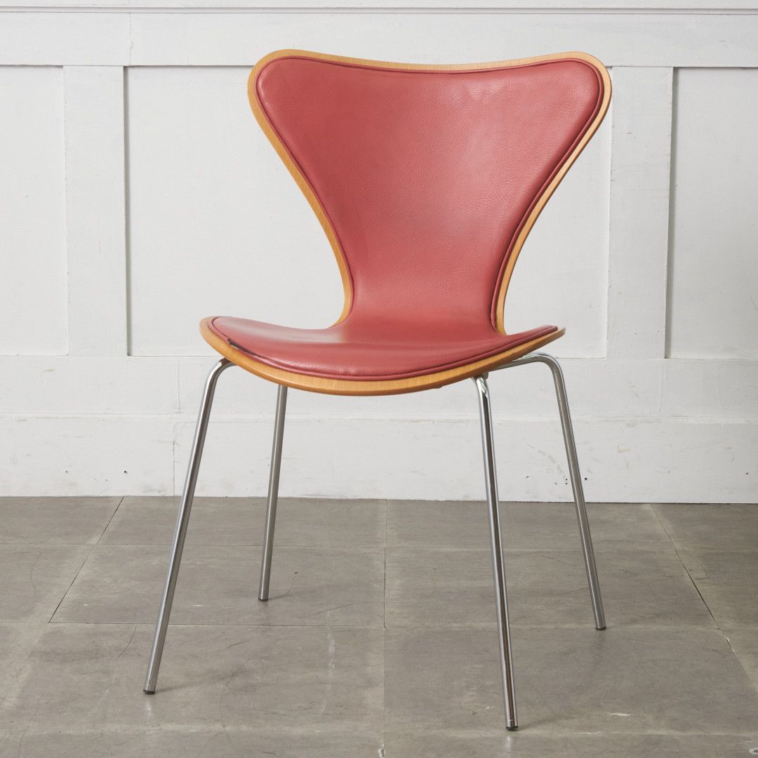 正規品 Fritz Hansen セブンチェア 3107 名作 椅子 赤 フロントパディング 北欧 デンマーク アルネ ヤコブセン フリッツハンセン 97068 59,230円