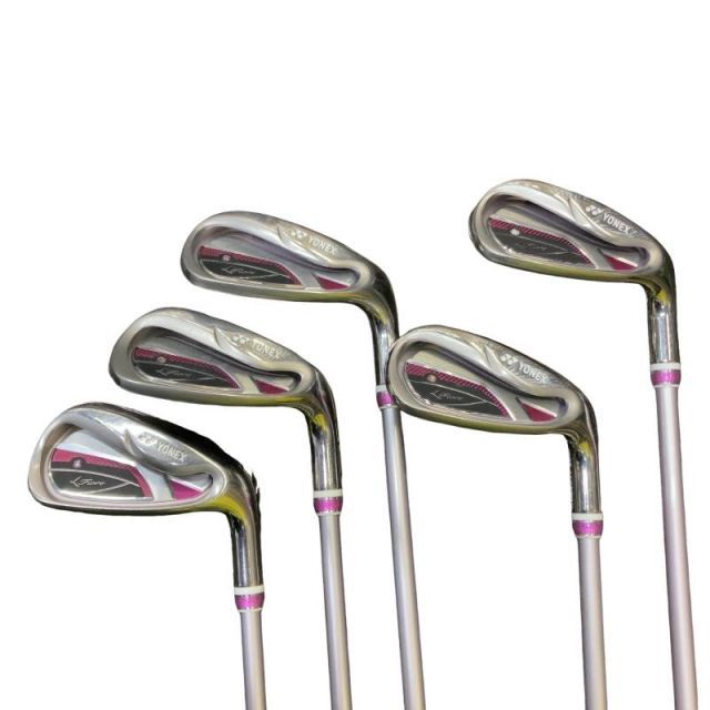 【中古】 ヨネックス YONEX Fiore(2018) 5S アイアンセット IR FR700(アイアン) (フレックスL) レディース 女性用 右利き 右用 Cランク ゴルフクラブ