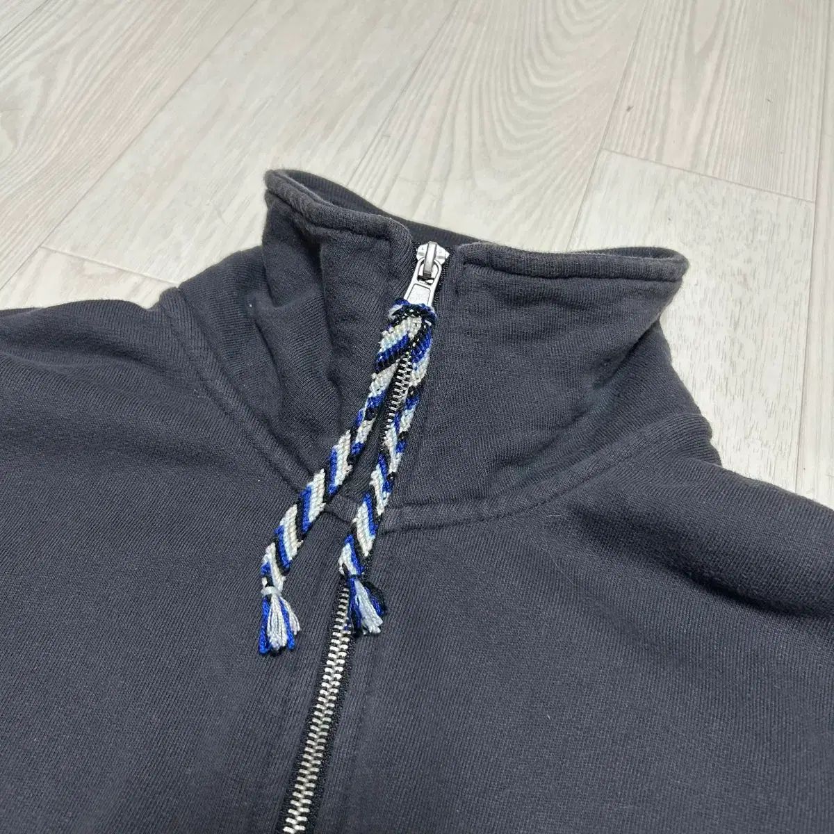 L ZARA ザラ アロンレビン ハーフジップアップ スウェットシャツ