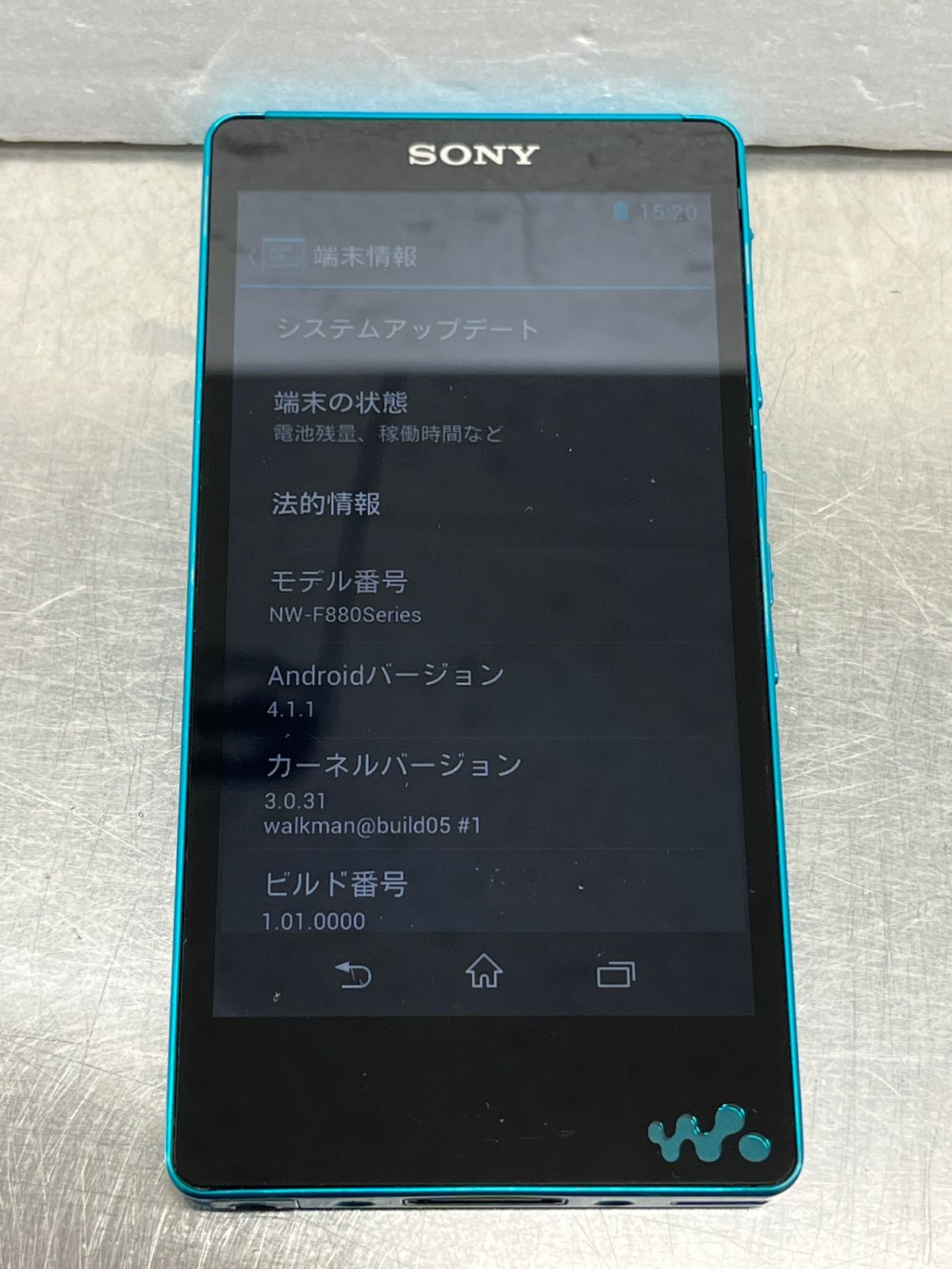 ジャンク SONY ソニー ウォークマン NW-F886□ - メルカリ
