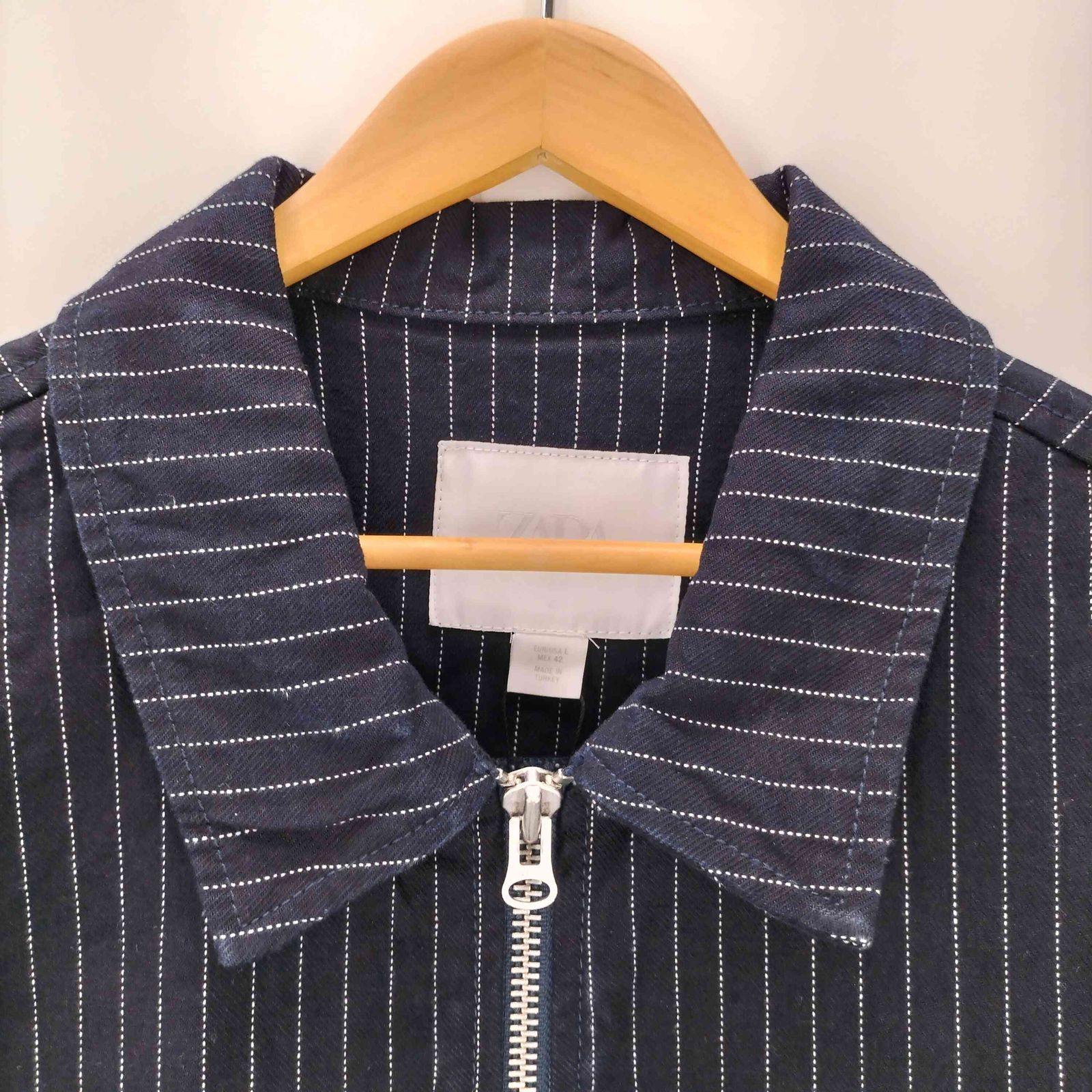 ザラ ZARA 26SS リラックス フィット ピンストライプ 柄 ジャケット