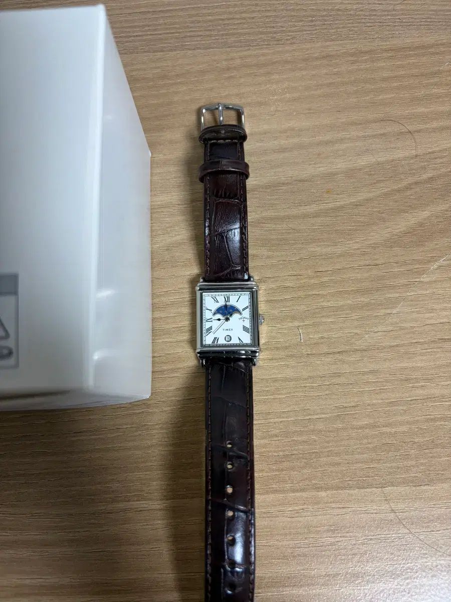 ノア TIMEX ムーンフェイズ シルバー ブラウン｜詳細画像