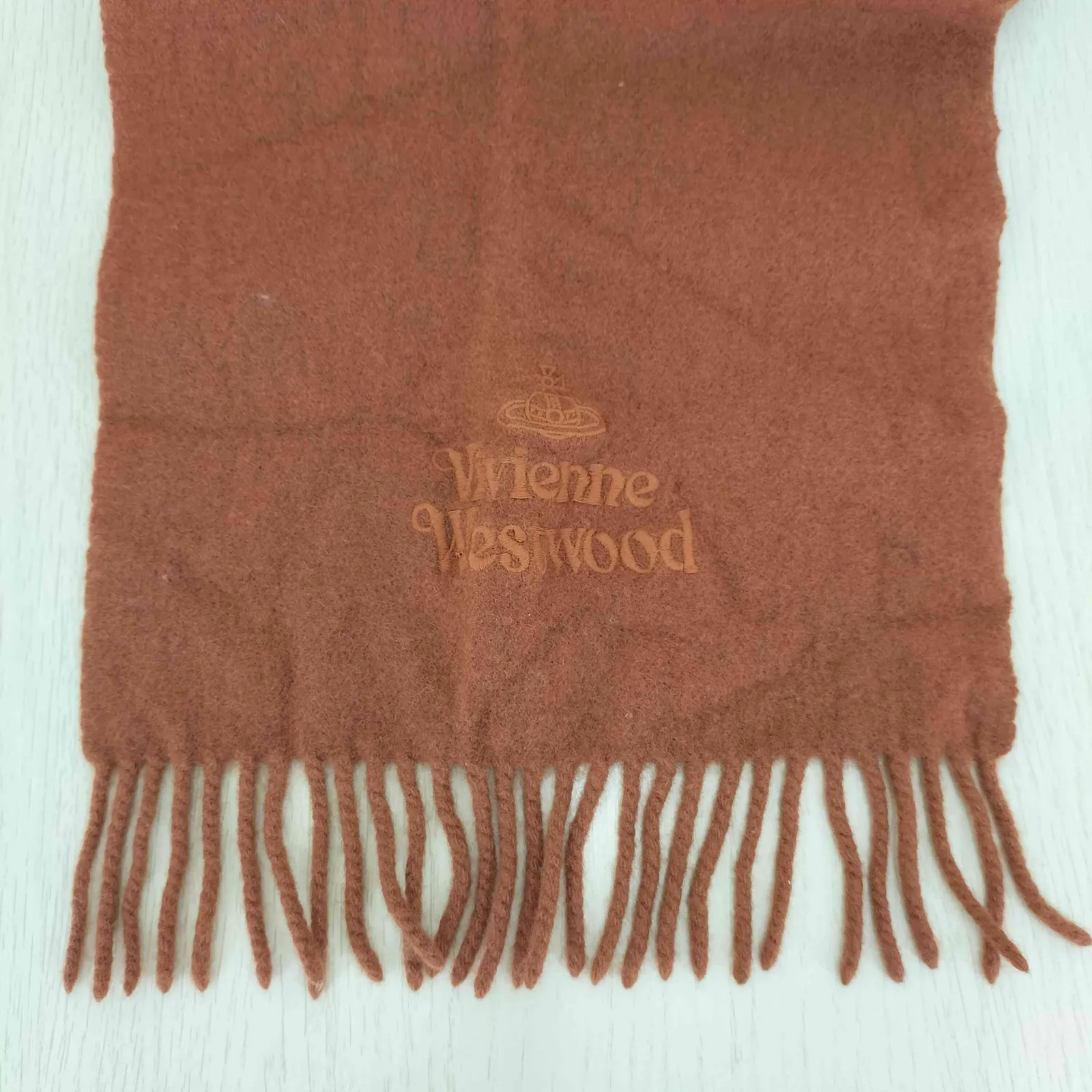 ヴィヴィアンウエストウッド Vivienne Westwood オーブ刺繍ロゴ ウール