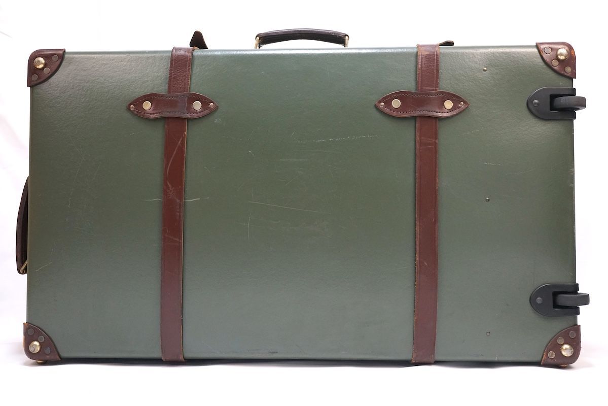 GLOBE-TROTTER SUIT CASE CO.LTD グローブトロッター センテナリー・コレクション スーツケース HAND MADE LUXURY LUGGEAGE ラゲージ 2輪駆動 グリーン 1025440
