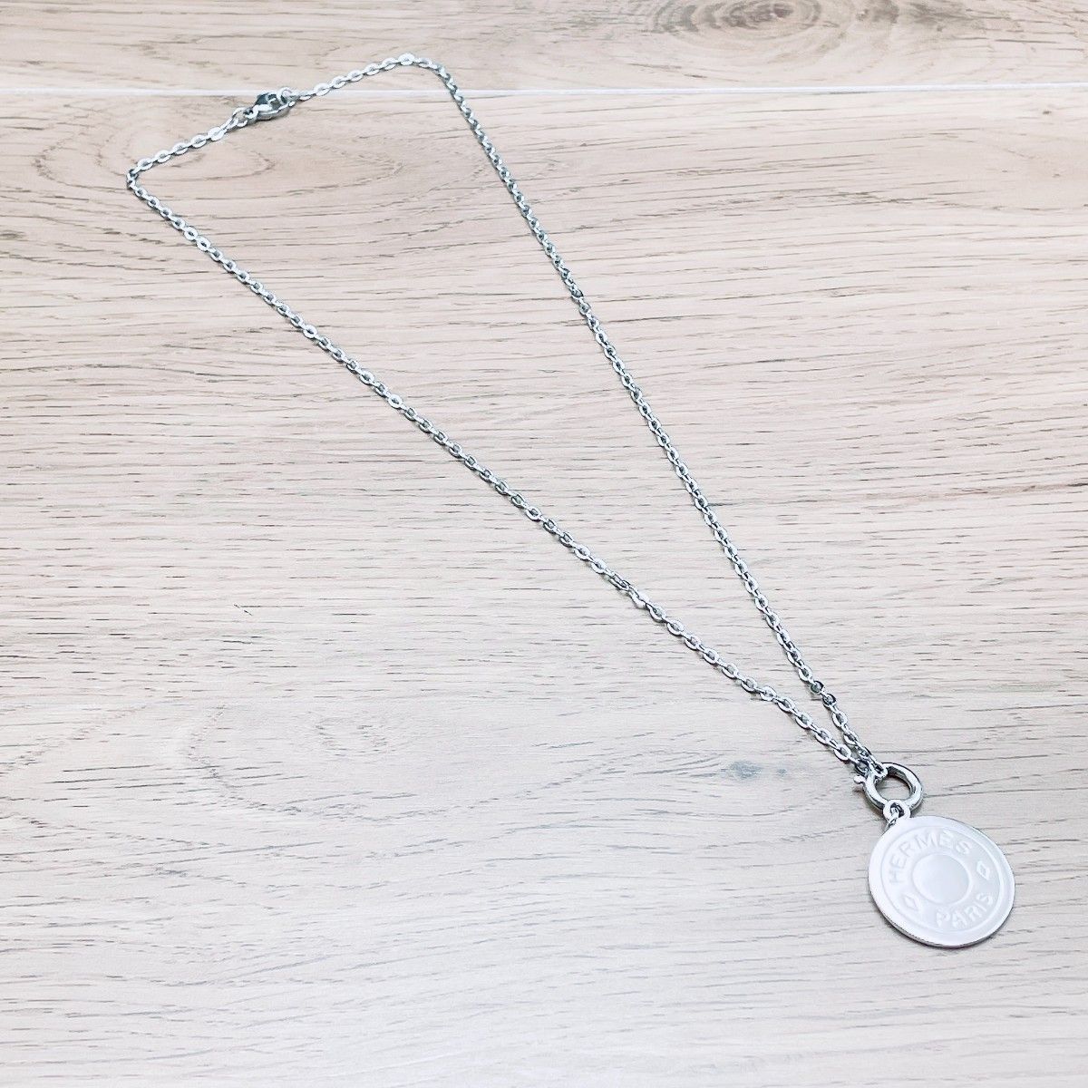 ◇エルメス◇新品仕上済 HERMES セリエ 大 チャーム ネックレス