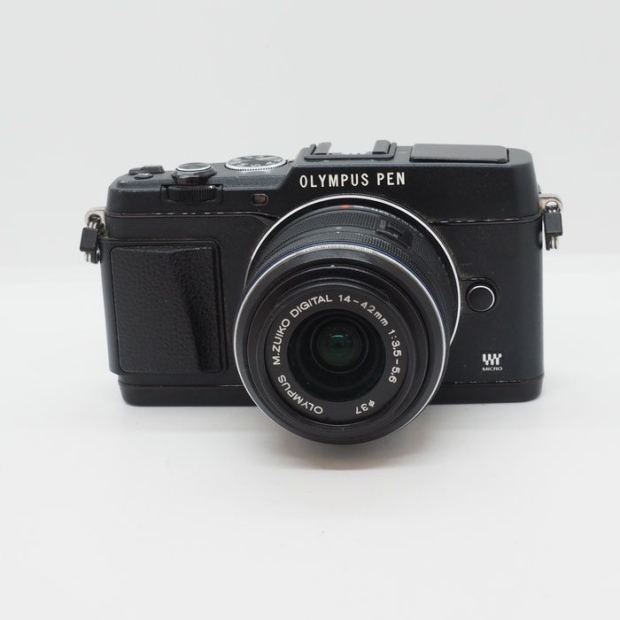 【中古】(オリンパス) OLYMPUS E-P5 ブラツク 14-42/3.5-5.6IIR