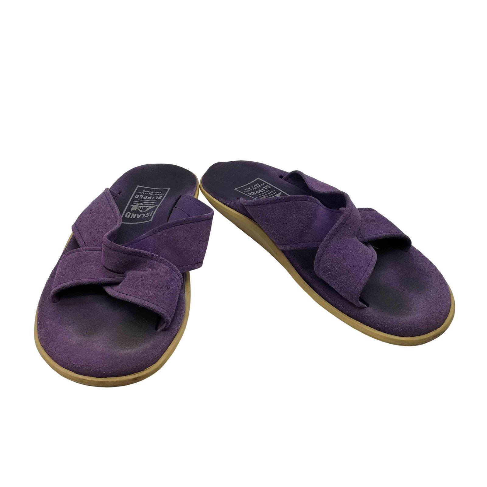 アイランドスリッパ ISLAND SLIPPER PT223 クロス ストラップ スエード