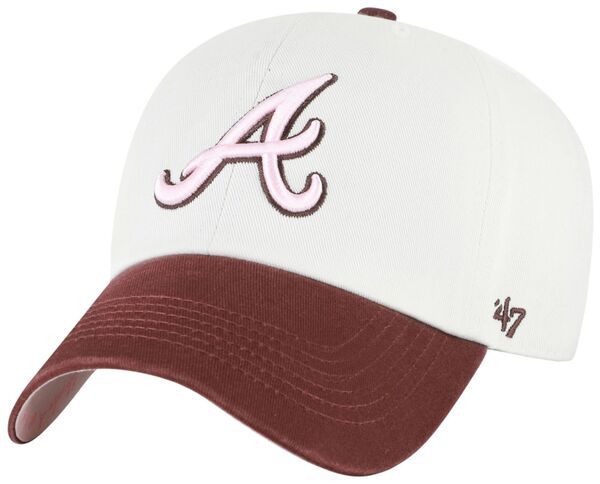 フォーティーセブン レディース アクセサリー 帽子 47 Adult Atlanta Braves Cream Clean Up Love Letters Adjustable Hat NoColor