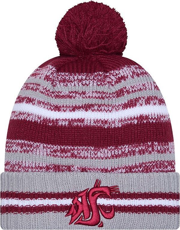 ニューエラ レディース アクセサリー 帽子 ニット New Eradult Washington State Cougars Dark Red Cheer Knit Hat NoColor レッド 8,564円