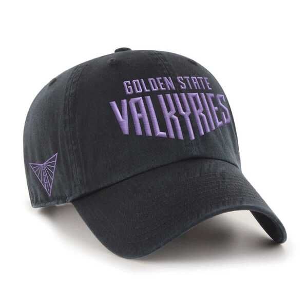 フォーティーセブン レディース アクセサリー 帽子 Unisex 47 Black Golden State Valkyries Core Wordmark Clean Up Adjustable H