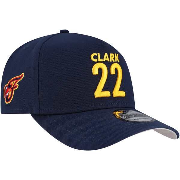 ニューエラ レディース アクセサリー 帽子 New Era Caitlin Clark Navy Indiana Fever WNBAFrame 9FORTY Adjustable Hat Navy