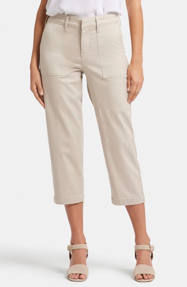 エヌワイディージェイ レディース ボトムス レギンス ハイウエスト パンツ NYDJ Utility High Waist Cropants Feather 22,484円