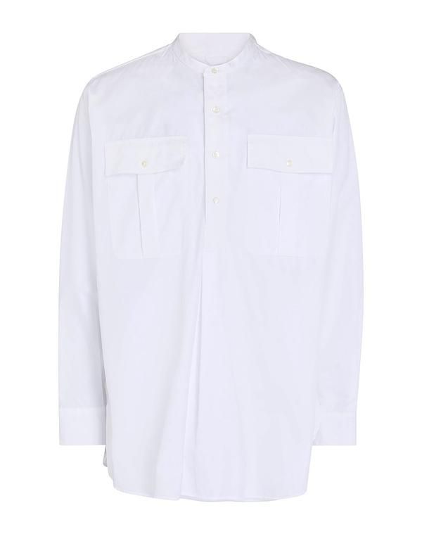 アスペジ メンズ トップス シャツ ASPESI 無地シャツ White ホワイト