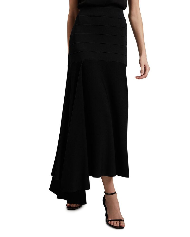 テッドベーカー レディース ボトムスカート アシンメトリー Ted Baker Laurrie Asymmetrical Hem Skirt Black ブラック