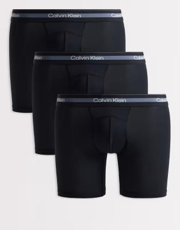 カルバンクライン メンズ アンダーウェア ボクサーパンツ Calvin Klein Ck Performance 3 pack boxer briefs Blackblackblack ブラック