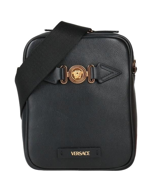 ヴェルサーチ メンズ バッグ VERSACE クロスボディバッグ Black