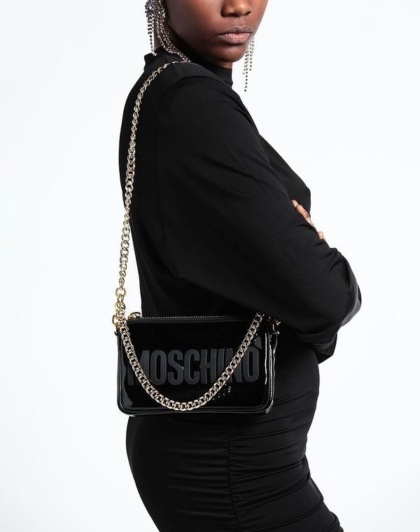 MOSCHINO - モスキーノ   12a ブラック モスキーノ レディース バッグ MOSCHINO Black ブラック - メルカリ